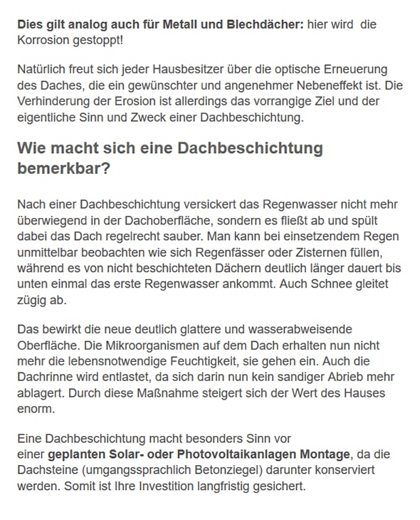 Dachbeschichtung Informationen aus  Pleidelsheim