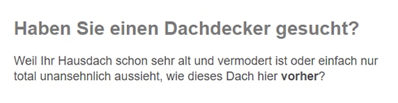 Dachdecker / Zimmerei 