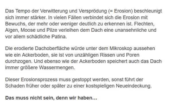 Dachsanierung aus  Weinsberg - Wimmental, Rappenhof, Weißenhof und Gellmersbach, Grantschen